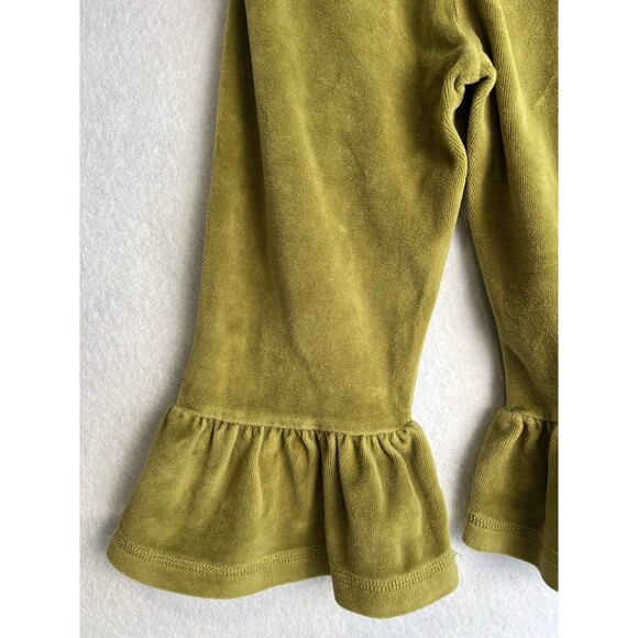 Matilda Jane size 2 Character Counts Green Velour‎ Pear Big Ruffles  EUC - Picture 7 of 11
